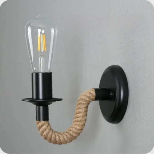 Applique Murale Industrielle Cordage